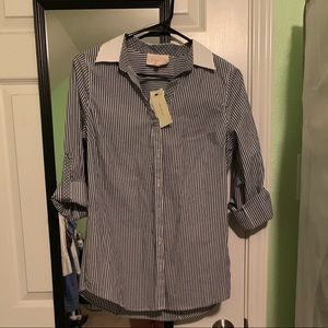 NWT Collective Concepts Button Front Blouse